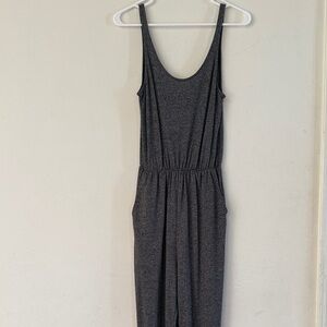 H&M Gray Sleeveless Jumpsuit xs